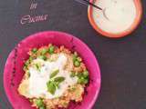 Insalata di quinoa e piselli - Salade de quinoa aux petits pois