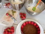 Cheesecake façon fraisier