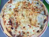 Pizza aux trois fromages