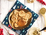 Blinis châtaigne et tartinade de chou-fleur au zaatar