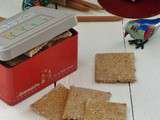 Crackers au sésame et à la farine de seigle