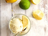 Crème glacée citron-basilic