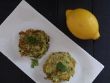 Galettes de courgette à la menthe