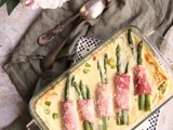 Gratin d'asperges au jambon