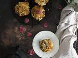 Muffins croustillants coco-framboise
