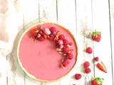 Panna-cottarte fraise-framboise