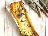 Quiche courgette-feta