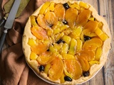 Tatin de tomate et poivron jaunes