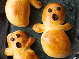 Brioches fantômes d'Halloween : ma recette ultra-moelleuse (avec ou sans robot)