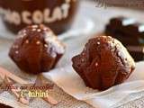 Muffins au chocolat et tahini {sésame}