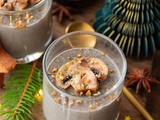 Panna cotta de champignons au sésame noir #vegan #glutenfree #Noël