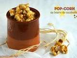 Pop-corn au beurre de cacahuètes ♥
