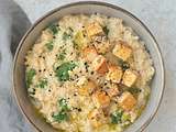 Porridge {miso, kale & tofu aux graines} #vegan #glutenfree