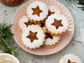 Sablés de Noël à la confiture de Noël #noël