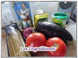 Spaghettis à l'aubergine et aux tomates fraîches version avec Cookéo