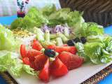 Salade grecque et surtout très fraîche