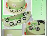 Gâteau Vtt et bulletin de note { Bike cake }