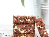 Cake protéiné chocolat, pois-chiche et noisette