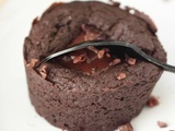 Fondant coulant sans sucre ultra rapide en 5 ingrédients