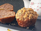 Muffin crumble pomme cannelle