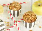 Muffin pomme, noix et citron