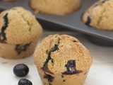 Muffins à la myrtille : une recette légère, simple et super moelleuse