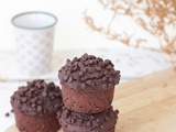 Muffins chocolat et datte, sans sucre et vegan