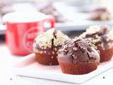 Muffins chocolat & sésame (sans sucre ni matière grasse ajoutés)