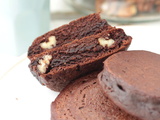 Pancakes cacao et noix, légers et fondants