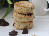 Scones au chocolat gingembre et noisette : ma recette saine