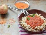 Spaghetti à la fausse-bolognaise