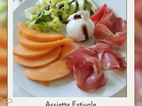 Assiette Estivale, Melon Jambon Avocat Burratina