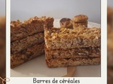 Barres de céréales aux figues