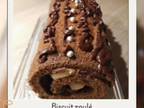 Biscuit roulé chocolat poires