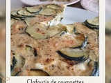 Clafoutis Courgette féta
