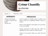 Crème Chantilly au Chocolat - La Machine à Explorer