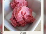 Crème glacée à la framboise