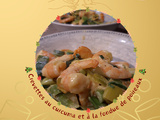 🎄 Crevettes au curcuma et aux poireaux 🎄 - La Machine à Explorer