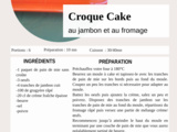 Croque cake - La Machine à Explorer