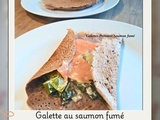 Galette poireau saumon fumé
