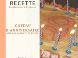 Gâteau d'anniversaire ananas biscuits roses pour 20 personnes - La Machine à Explorer
