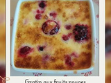 Gratin de fruits rouges