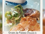Gratin de Patates Douces à l’Ail et au Gingembre