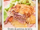 Gratin de pommes de terre au jambon