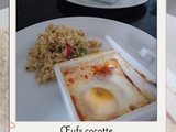 Œufs cocotte au chorizo