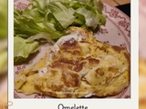 Omelette au fromage frais