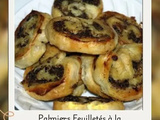 Palmiers Feuilletés à la Tapenade Noire