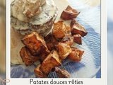 Patates douces rôties à l’air fryer