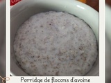Porridge de flocons d’avoine