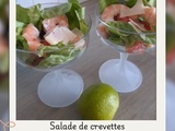 Salade de crevettes au pamplemousse